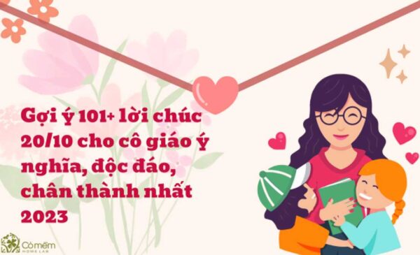 Lời chúc 20/10 cho cô giáo mầm non – Ý nghĩa, Cách viết & Quà tặng