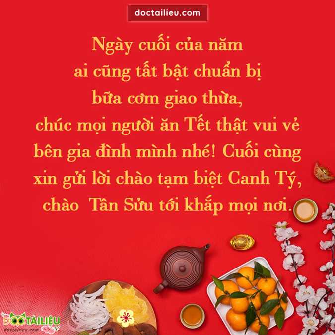 Lời Chúc Cuối Năm