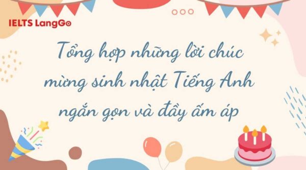 Lời chúc sinh nhật người yêu tiếng Anh