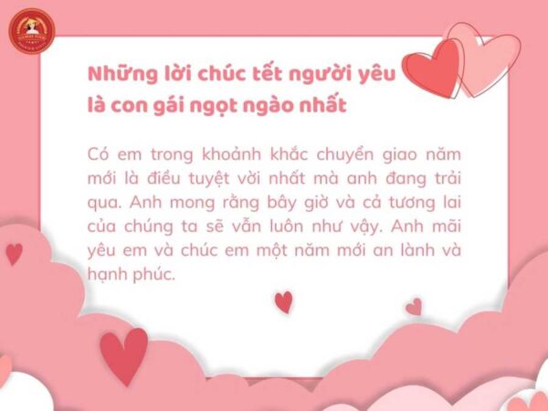 Top 5 lời chúc tết cho người yêu